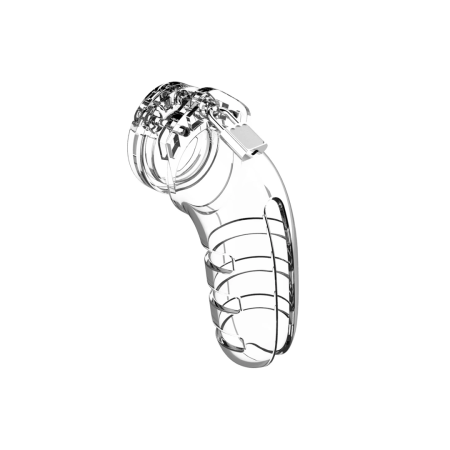 ManCage Model 06 Polycarbonate Chastity System 14 cm Transparent