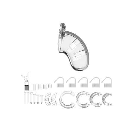 Man|Cage Model 01 Polycarbonate Chastity System 3.5" / 9 cm Black