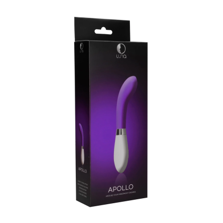 Luna by Shots Apollo Rechargeable Intimate Device 10-Speed Silicone Blue