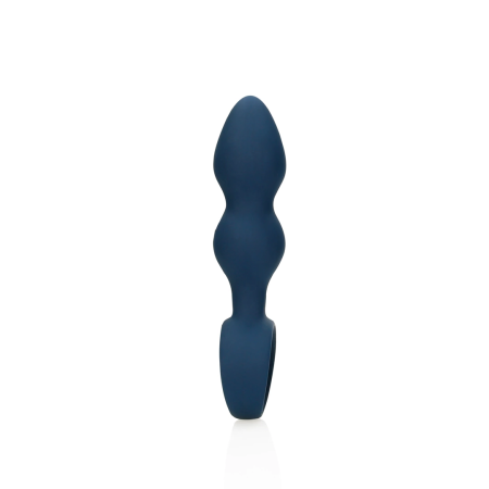 Loveline Teardrop Anal Plug Large Baltic Blue Silicone Model
