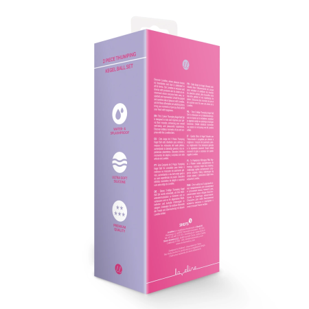 Loveline Thumping Kegel Ball Set 2 pcs - Wild Strawberry Color