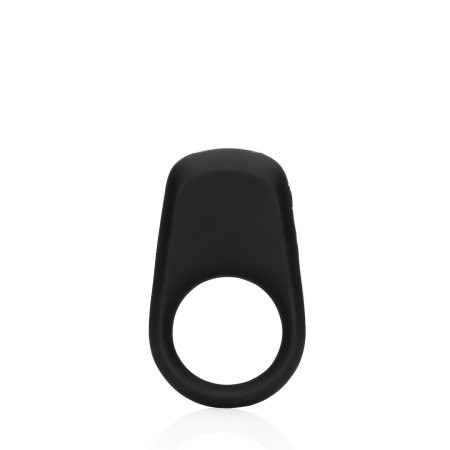 Loveline Vibrating Rabbit Ring Black - Flexible Silicone Stimulation System