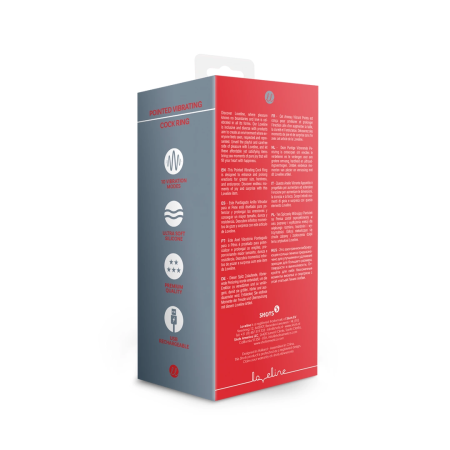 Loveline Pointed Vibrating Silicone Ring Black - Adjustable Stimulation System