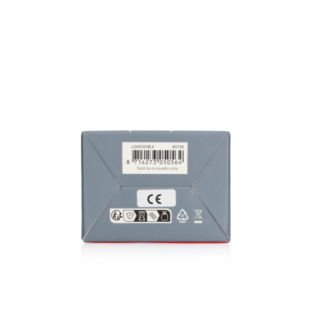 Loveline Pointed Vibrating Silicone Ring Black - Adjustable Stimulation System