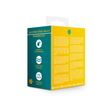 Loveline Carambola Silicone Pelvic Floor Training Balls Set Yellow