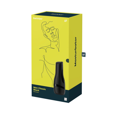 Satisfyer Men Classic Intimate Machine - Discreet Black Design