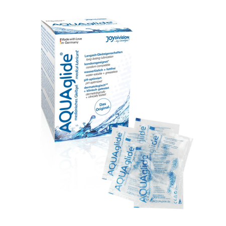 AQUAglide Neutral Water-Based Lubricant 50 Sachets x 3 ml Medical Formula
