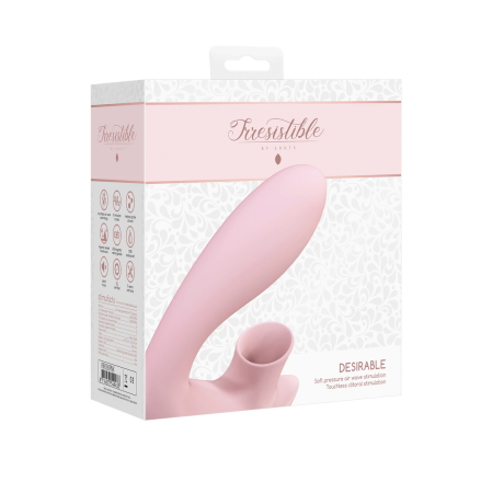 Desirable Bendable Air Pulse Vibrator - Flexible Silicone, USB Rechargeable