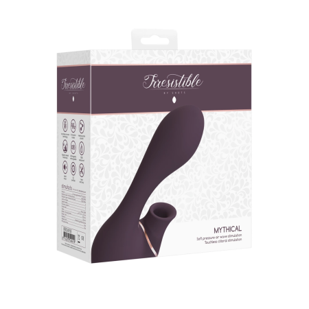 Mythical Air Pulse Intimate Device with Flexible Silicone Tip, USB Rechargeable