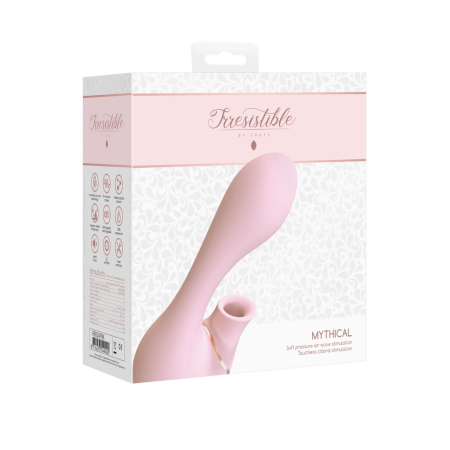 Mythical Air Pulse Intimate Device 10-Speed Silicone Pink USB Rechargeable
