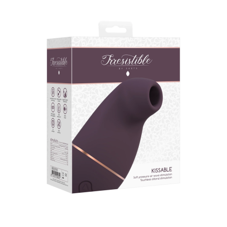 Kissable Intimate Device with Touchless Airwave Technology, Pink
