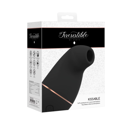 Kissable Irresistible Airwave System - Waterproof, Rechargeable, Pink