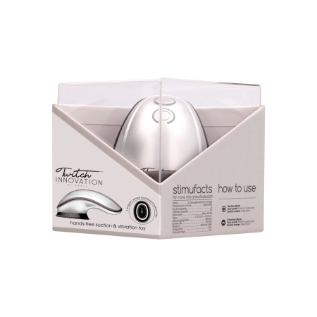 Twitch Intimate Suction & Vibration Device, Hands-Free, Compact Design