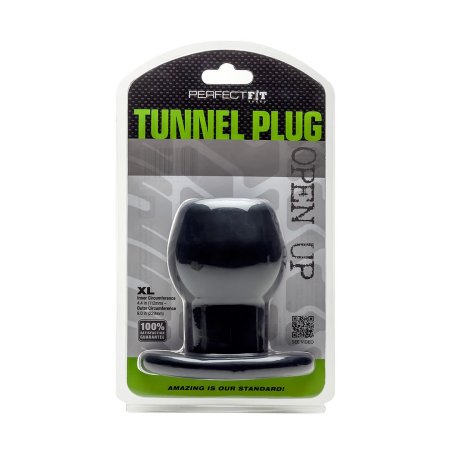 Perfect Fit Tunnel Plug XL - Transparent Hollow Intimate Accessory