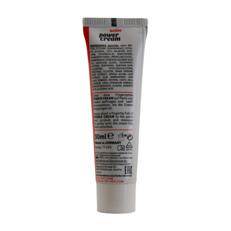 HOT Ero Power Cream Active for Men 30ml - Energizing Formula
