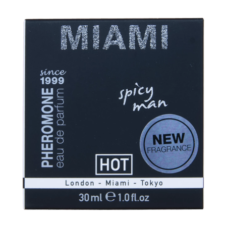HOT Miami Spicy Pheromone Scent for Men 30ml - Vibrant Fragrance