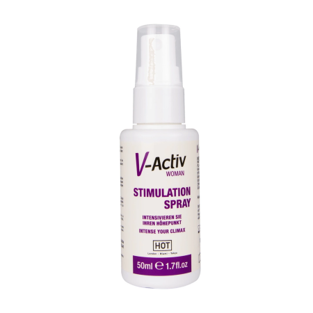 HOT V-Activ Stimulating Intimate Spray for Women 50 ml