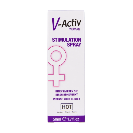 HOT V-Activ Stimulating Intimate Spray for Women 50 ml