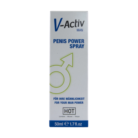 HOT V-Activ Power Spray for Men 50 ml with Ginkgo Extract