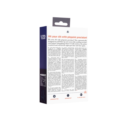 Shots Vibra Point Precision Intimate Stimulator Black 16cm