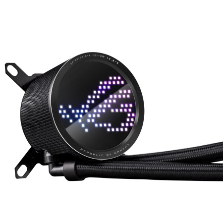 ASUS ROG Ryuo III 240 ARGB Aušinimo skysčio rinkinys 12 cm Juoda