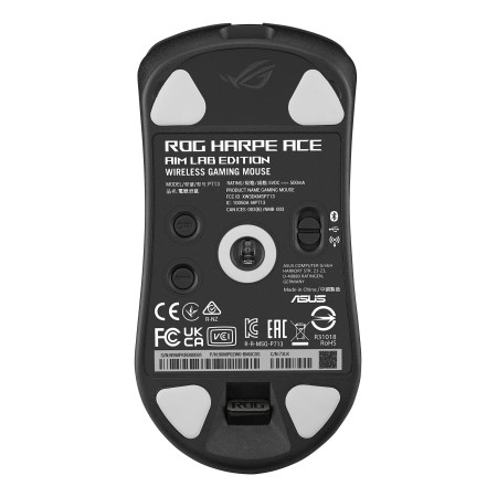 ASUS ROG Harpe Ace Aim Lab Edition Žaidimų pelė Abiems rankoms RF Wireless + Bluetooth + USB Type-A