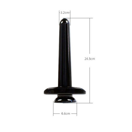 Perfect Fit The Boner Black 8" Intimate Accessory - XL Compatible