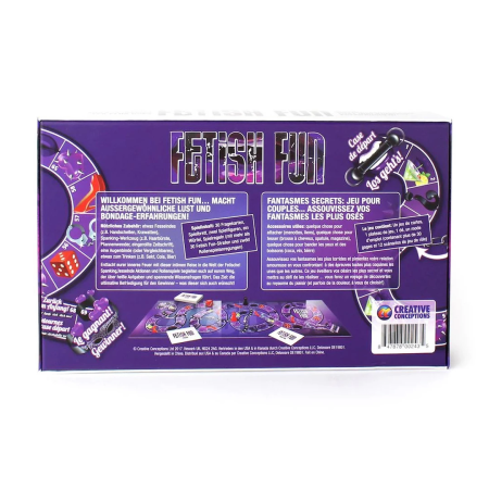 Fetish Fun Game Board - Bilingual French/German Adult Party Edition