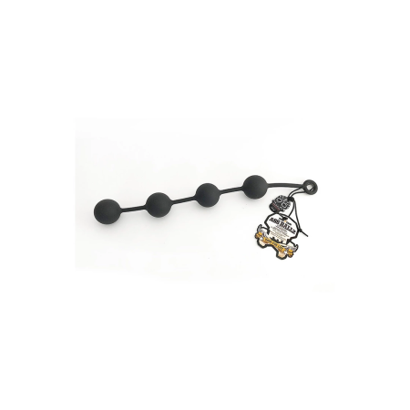 Oxballs Ass Ballz XL Silicone Beaded Intimate System, 55cm, Black