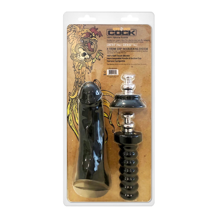 XR Brands Adam Killian 20cm Silicone Intimate Device with Dual Base