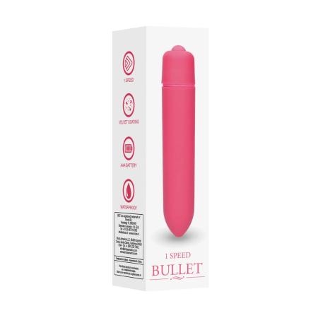Be Good Tonight 1-Speed Mini Bullet Vibrator, Multiple Colors, 9.3cm
