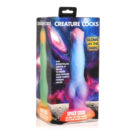 Creature Cocks Silicone Space Model Glow-in-the-Dark Fantasy Toy L