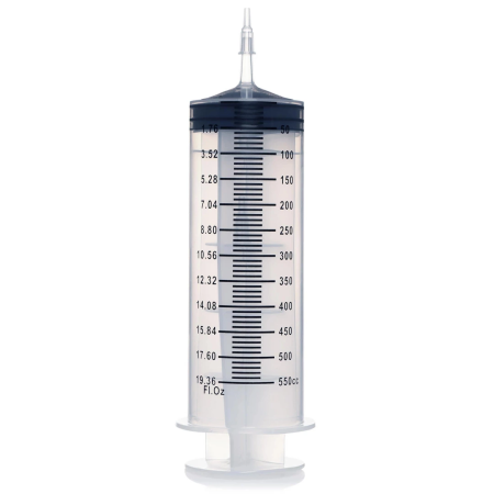 CleanStream Professional Cleaning Syringe with Tube 550 ml - Clear