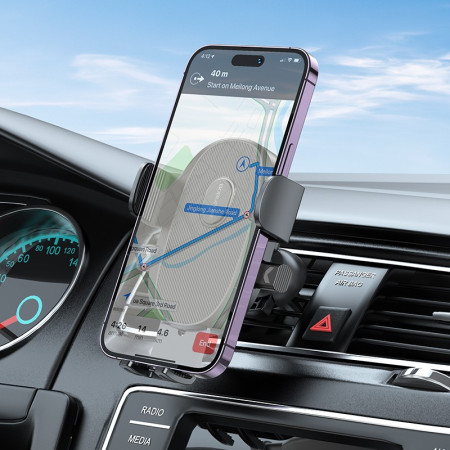 Automobilinis telefono laikiklis Borofone BH92 (ventiliacijos angai) juodas