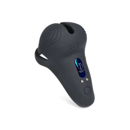 XR Brands Silicone Intimate Ring with Remote Control, Black