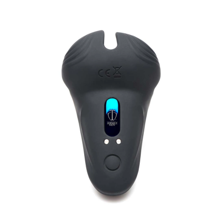 XR Brands Silicone Intimate Ring with Remote Control, Black