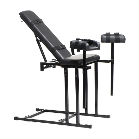 Master Series Adjustable Restraint Chair Heavy Duty Black 199kg