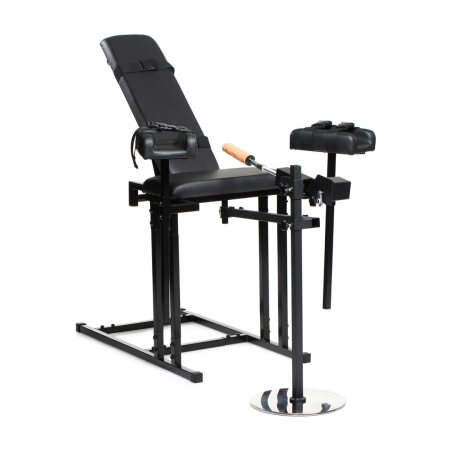 Master Series Adjustable Restraint Chair Heavy Duty Black 199kg