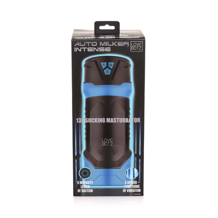 XR Brands The Auto Milker Intense Intimate Suction Machine 6-Inch Black