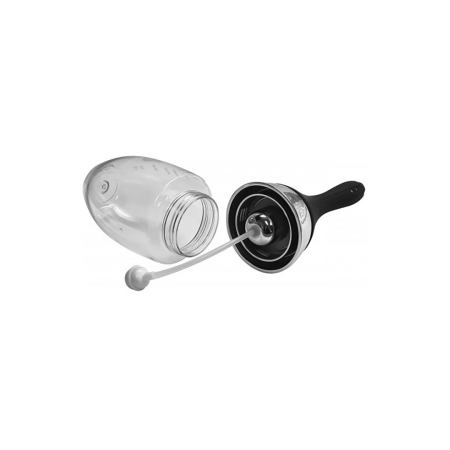 XR Brands CleanStream Vibrating Enema System, Silicone, 360° Jets, Black