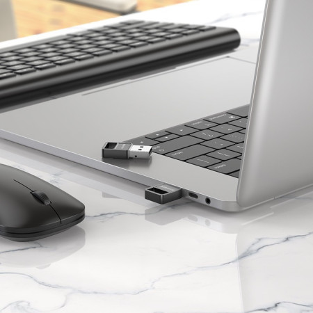 Borofone DH8 Bluetooth 5.1 adapteris juodas