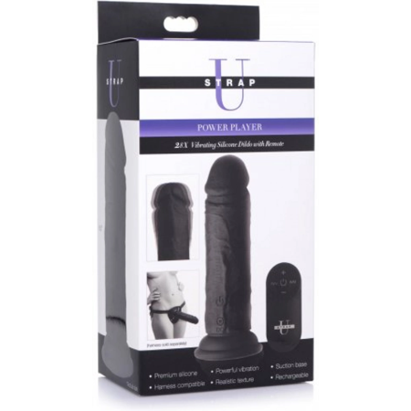 Power Player Vibrating Intimate Machine with Remote Control, Waterproof, USB