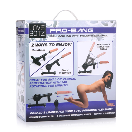 XR Brands Pro-Bang Remote Controlled Intimate Thrusting Device