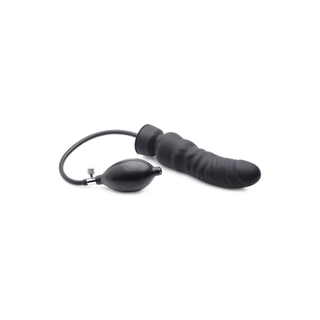 XR Brands Dick-Spand Inflatable Silicone Expansion Model - Black
