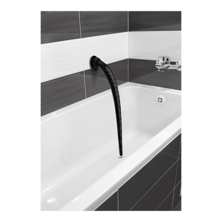 XR Brands Master Series Tapered Silicone Hose 18/46 cm with Suction Base