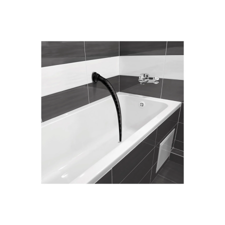 XR Brands Master Series Tapered Silicone Tube 22/56 cm Flexible Black