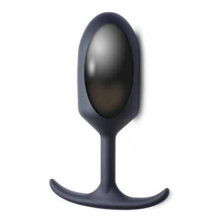 XR Brands Heavy Hitter Weighted Silicone Plug Extra Large Black