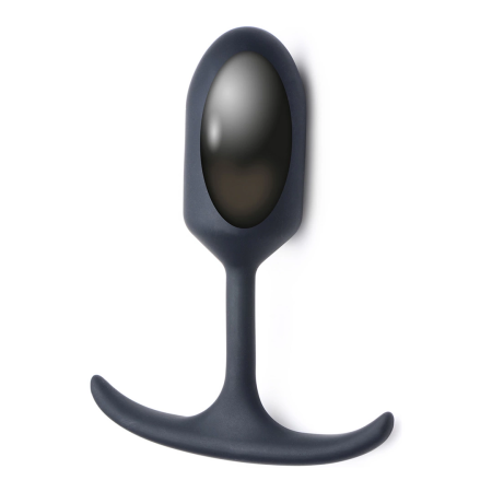 XR Brands Heavy Hitter Silicone Weighted Plug Medium - Velvety Texture