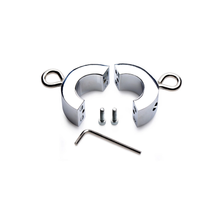 XR Brands Master Series Metal Ball Stretcher 220g Adjustable Ring