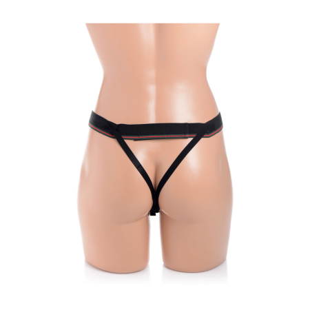 Master Series Hollow Silicone Strap-On Harness Light 25.6cm